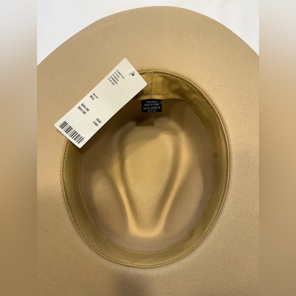 Tan Wool Top Hat - Picture 10 of 10